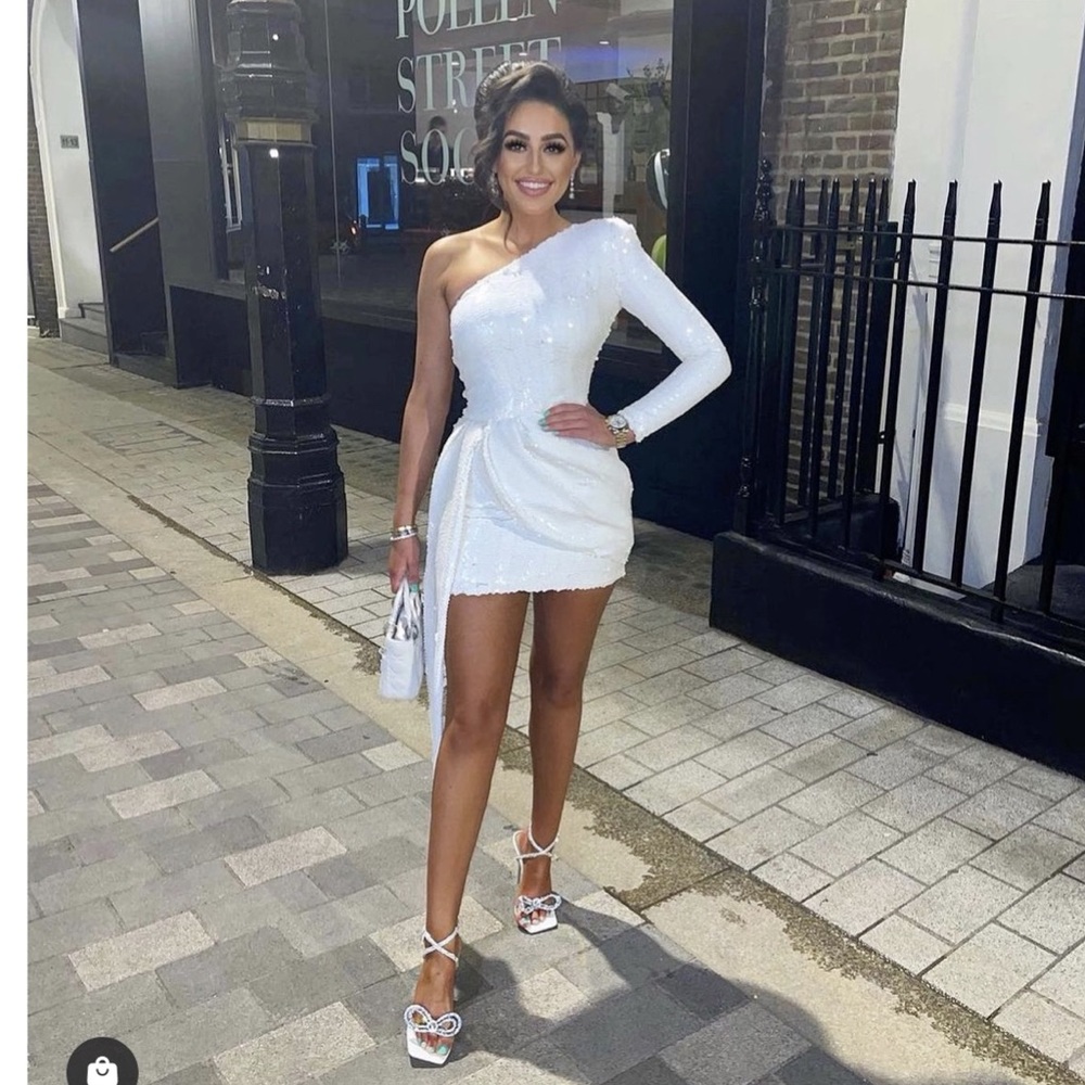 Nadine Merabi Celina White Dress 🤍